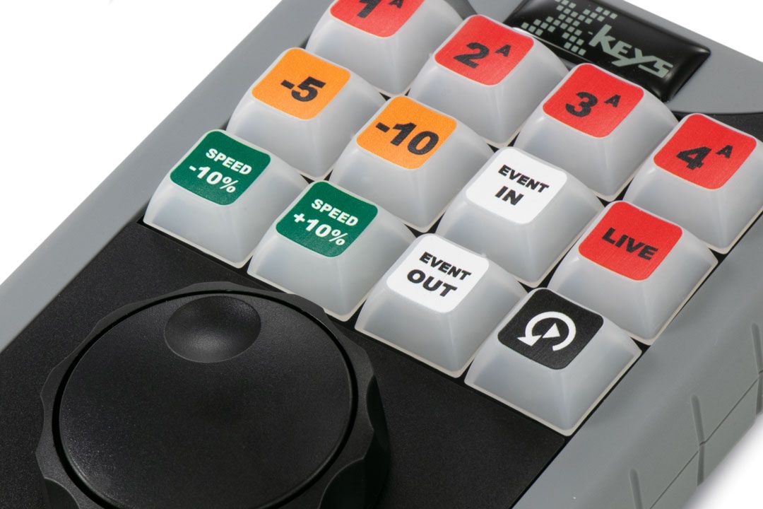 X-keys XK-12 Mini Replay Controller for vMix – X-keys Schweiz