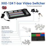 XKE-124 T-bar Video Switcher (X-keys 124 T-Bar Keyboard with Video Switcher Key Set Bundle)