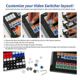 XKE-124 T-bar Video Switcher (X-keys 124 T-Bar Keyboard with Video Switcher Key Set Bundle)