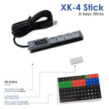 X-Bar Quick Keys 4-Stick (Classic) (X-keys XKS-04 Fully Programmable Keyboard - Stick)