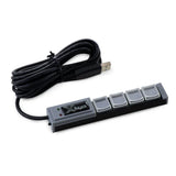 X-Bar KVM Quick Keys 4-Stick (Classic) (X-keys XK-4 Fully Programmable KVM Stick)