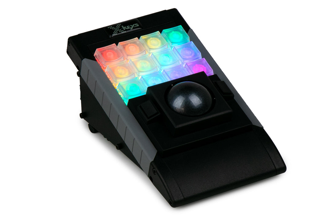 X-keys XBE-12 Trackball with 12 programmable buttons – X-keys Schweiz