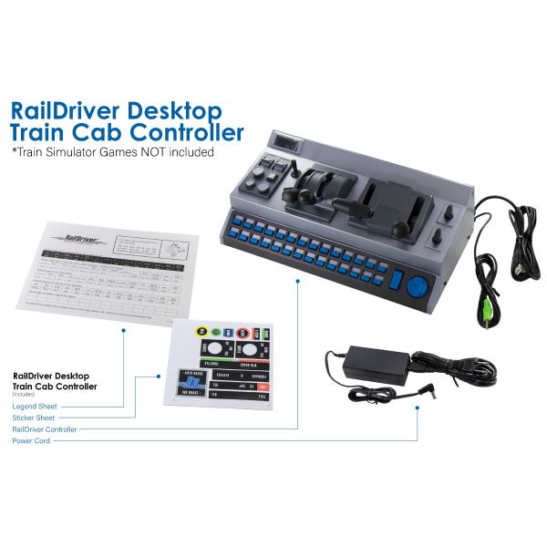 Rail Driver control unit for train simulation – X-keys Schweiz
