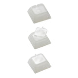 NevWear Capuchons de touches DSA transparents, inscriptibles individuellement (pack de 12) 