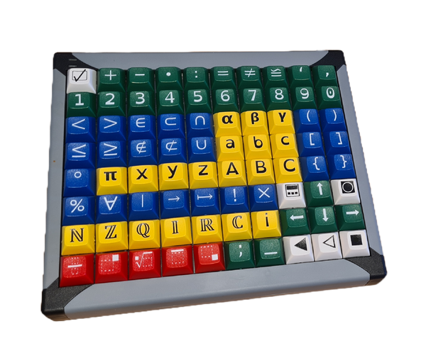 Checkmark Keyboard für mathematische Eingaben (rot-blau)